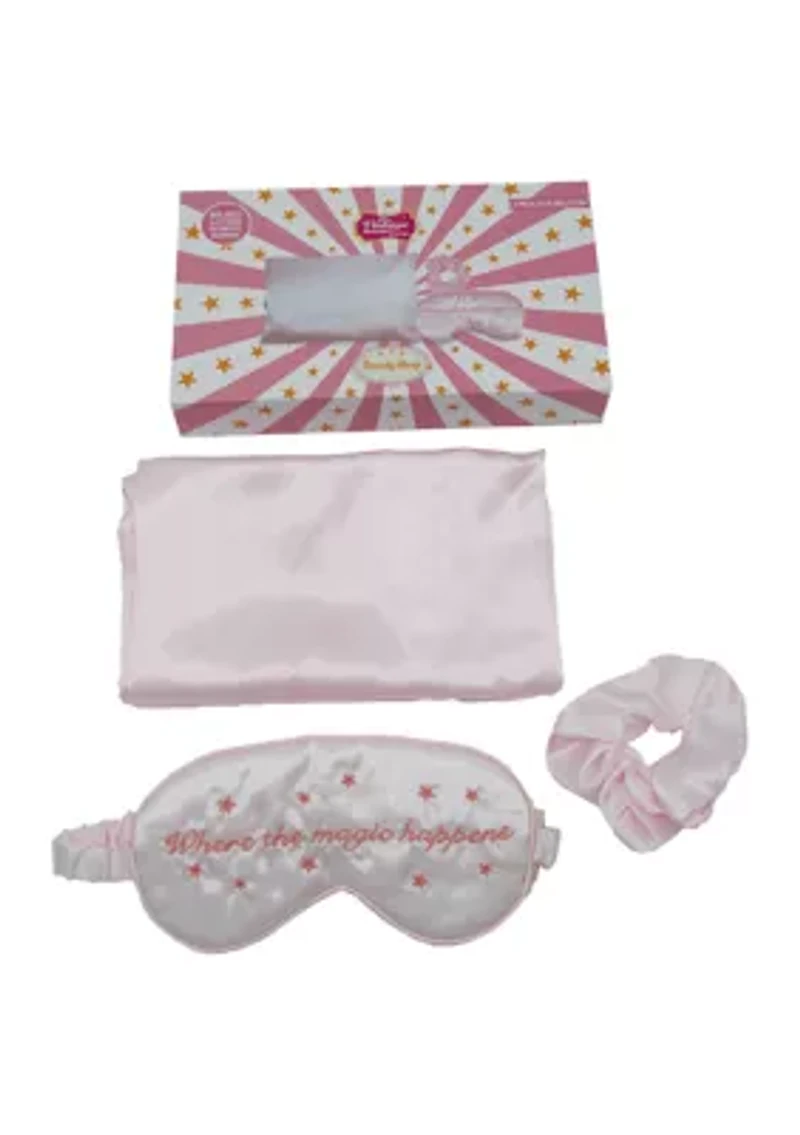 3-Piece Beauty Sleep Set - Pink