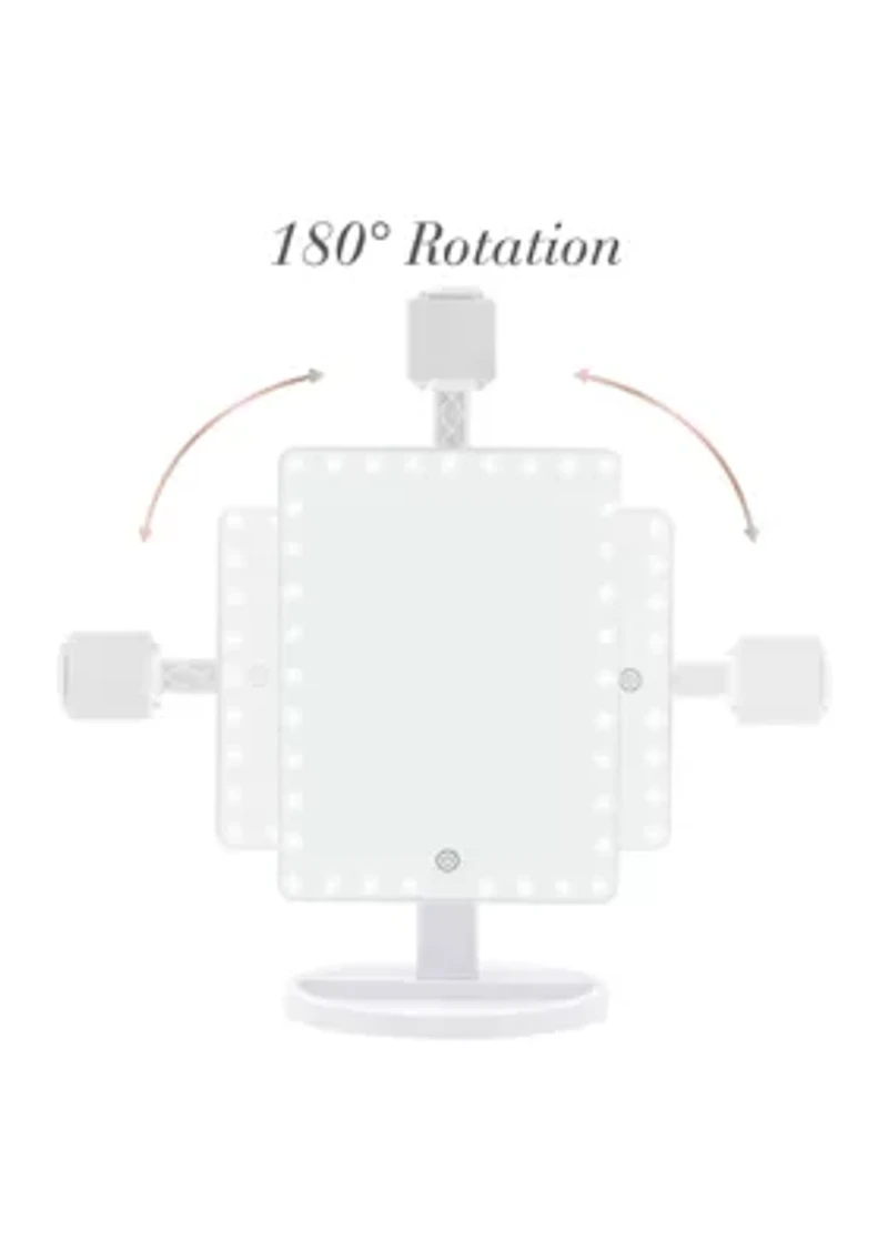 LED Mirror + Phone Holder