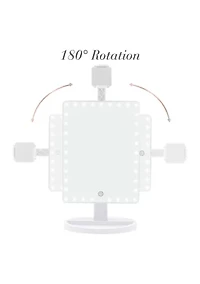 LED Mirror + Phone Holder