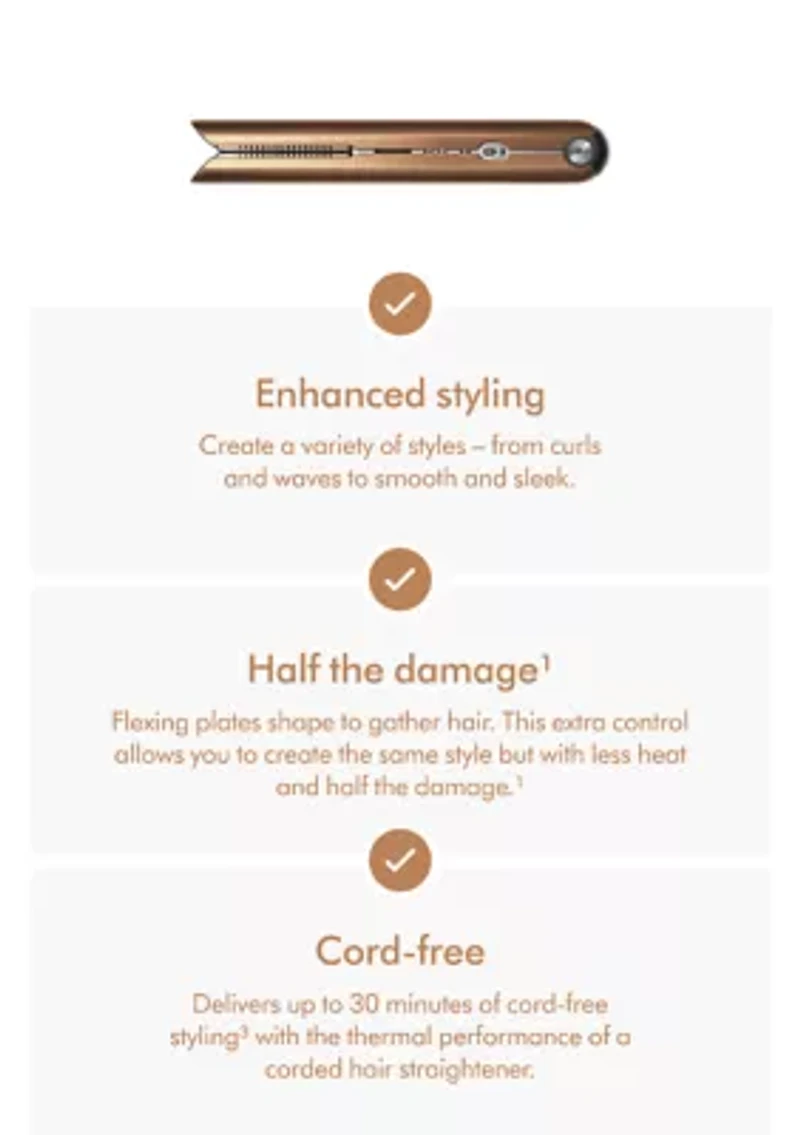 Corrale™ Hair Straightener, Nickel/Copper - FINAL SALE, NO RETURNS