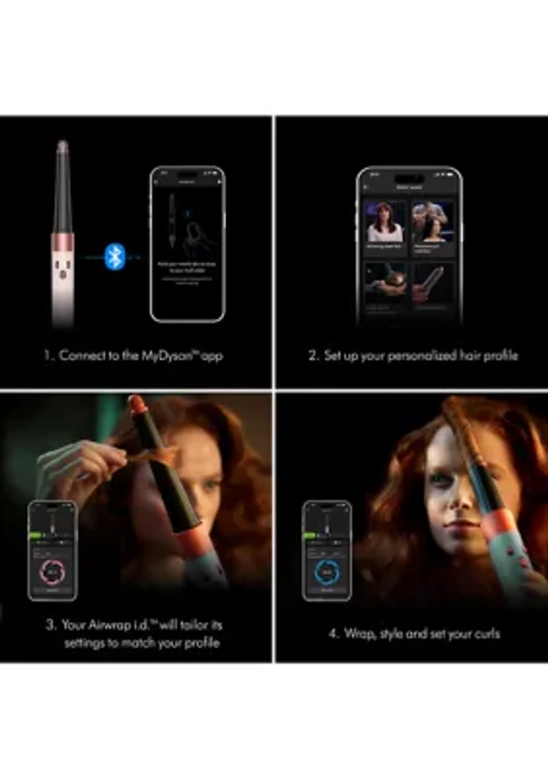 Airwrap i.d.™ Straight+Wavy Ceramic Pink/Rose Gold - FINAL SALE, NO RETURNS