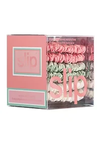 Pure Silk Skinny Scrunchies - 6 Pack