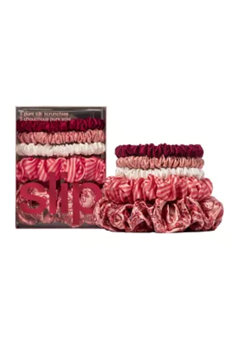 Pure Silk Assorted Scrunchies