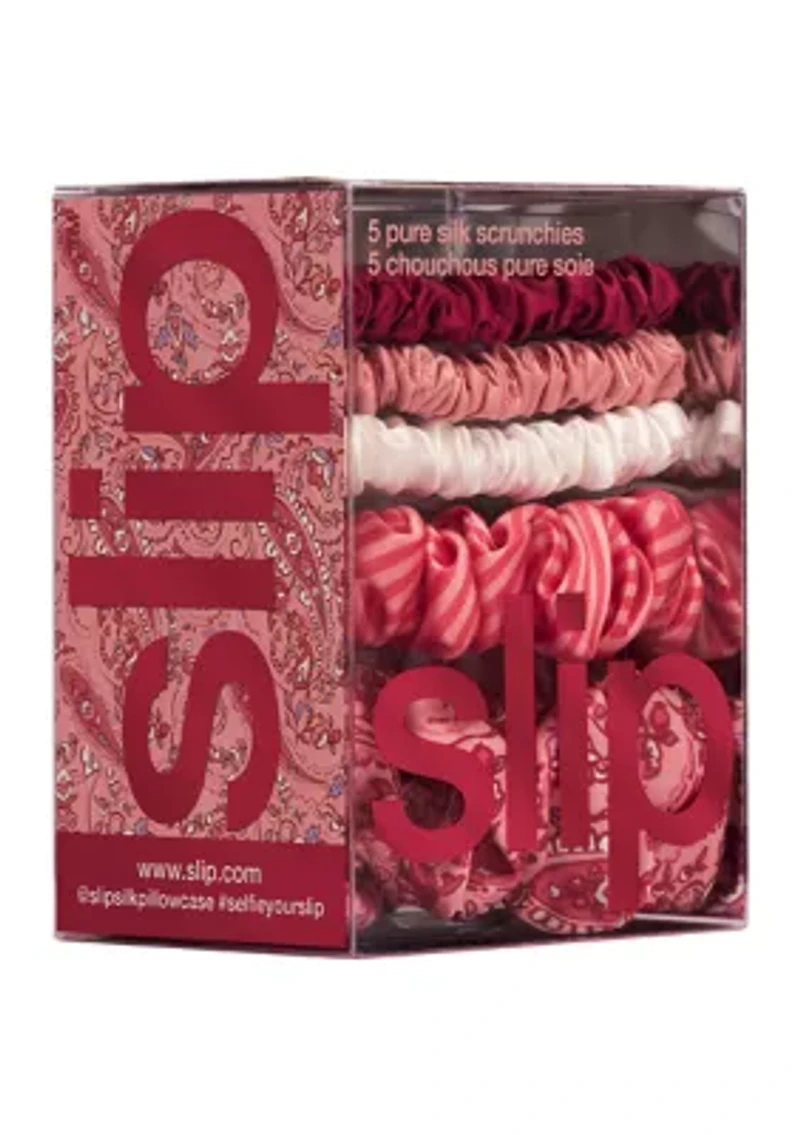 Pure Silk Assorted Scrunchies