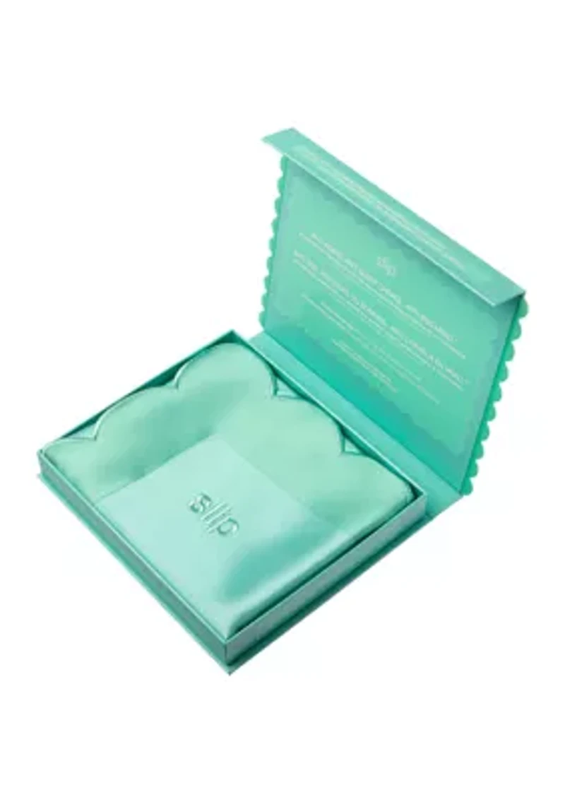 Pure Silk Queen Pillowcase with Scalloped Edge