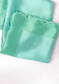 Pure Silk Queen Pillowcase with Scalloped Edge