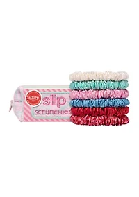 Pure Silk Skinny Scrunchies with Complimentary Pouch