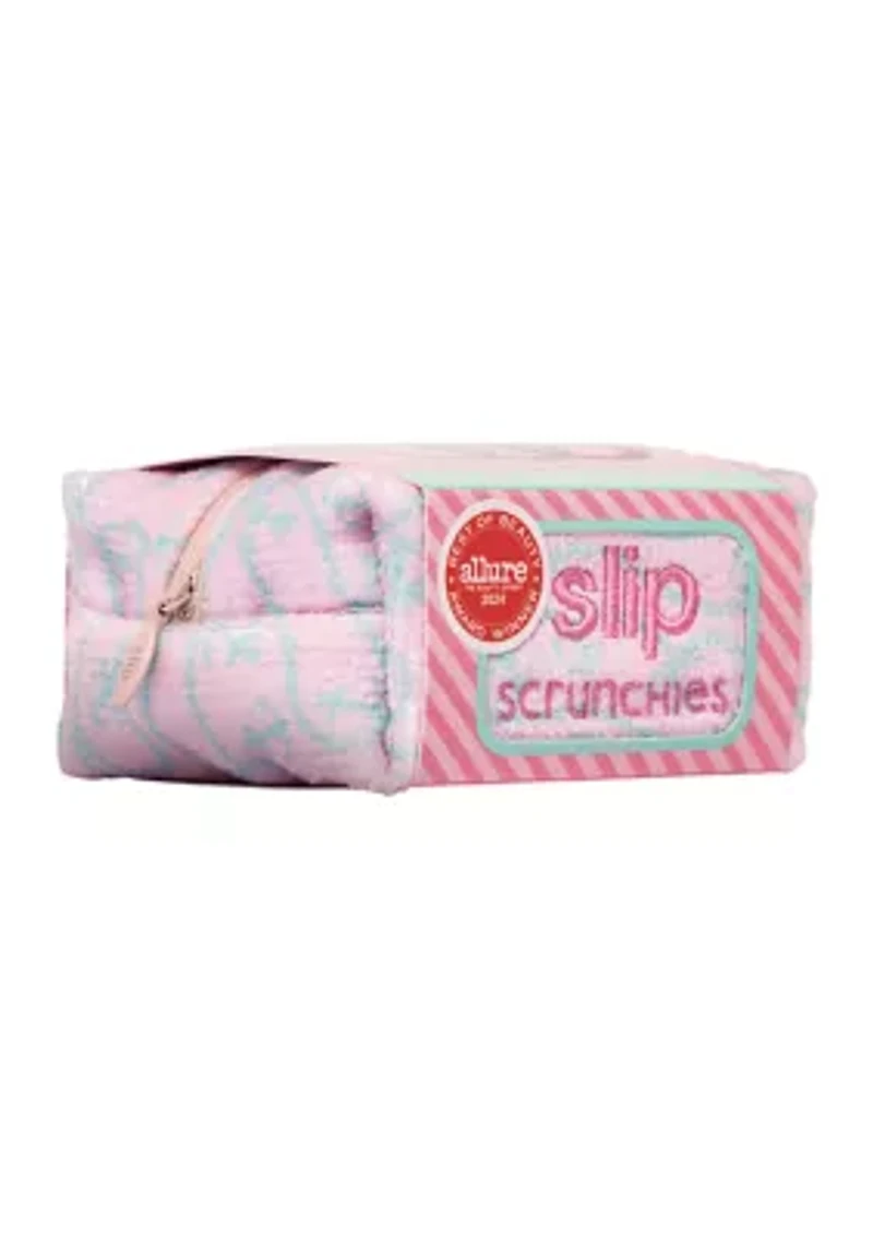 Pure Silk Skinny Scrunchies with Complimentary Pouch