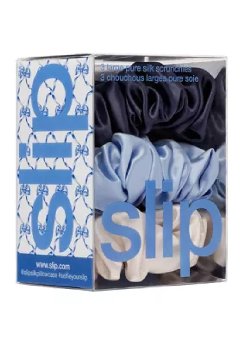 Slip Pure Silk Large Scrunchies - Skye