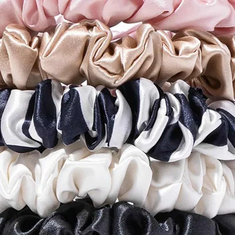 Pure Silk Midi Scrunchies - Multi