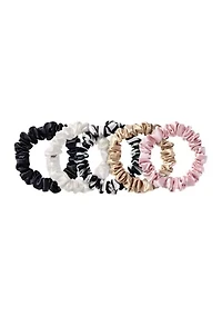 Pure Silk Midi Scrunchies - Multi