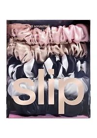 Pure Silk Midi Scrunchies - Multi