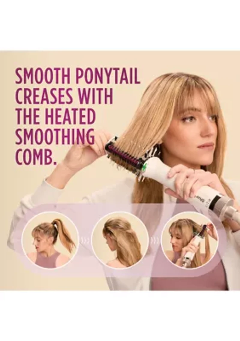 SmoothStyle™ Heated Comb & Blow Dryer Brush With Storage Bag