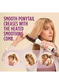 SmoothStyle™ Heated Comb & Blow Dryer Brush With Storage Bag