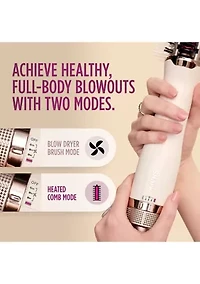 SmoothStyle™ Heated Comb & Blow Dryer Brush With Storage Bag