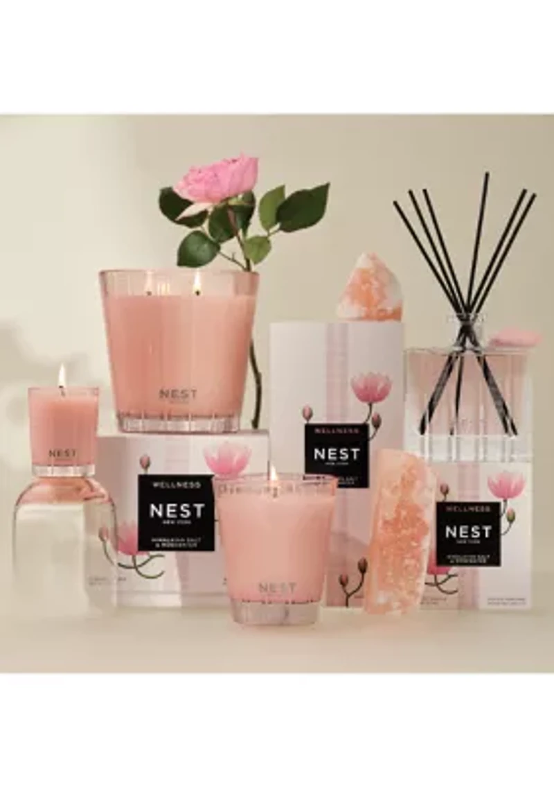 Himalayan Salt  Rosewater Classic Candle