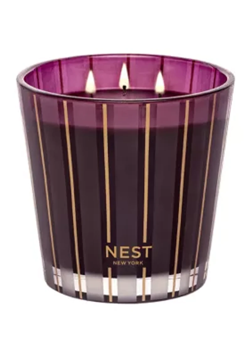 Autumn Plum 3-Wick Candle