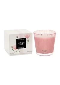 Himalayan Salt  Rosewater 3-Wick Candle
