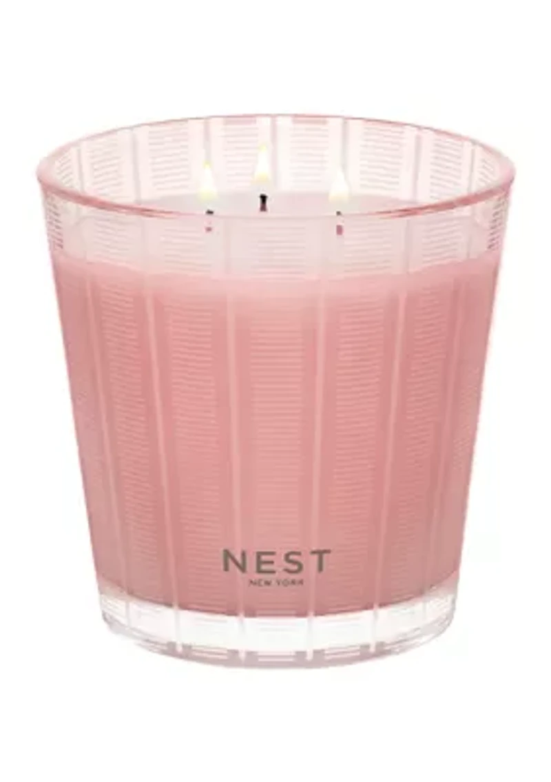 Himalayan Salt  Rosewater 3-Wick Candle