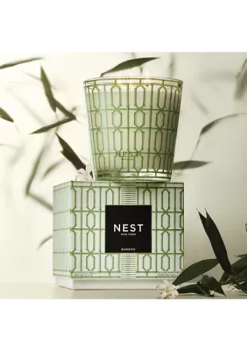 Bamboo Decorative 3-Wick Candle