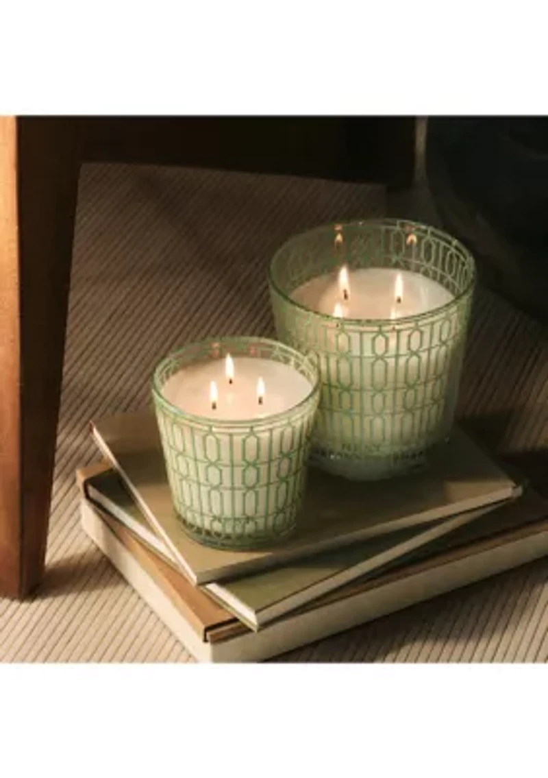 Bamboo Decorative 3-Wick Candle