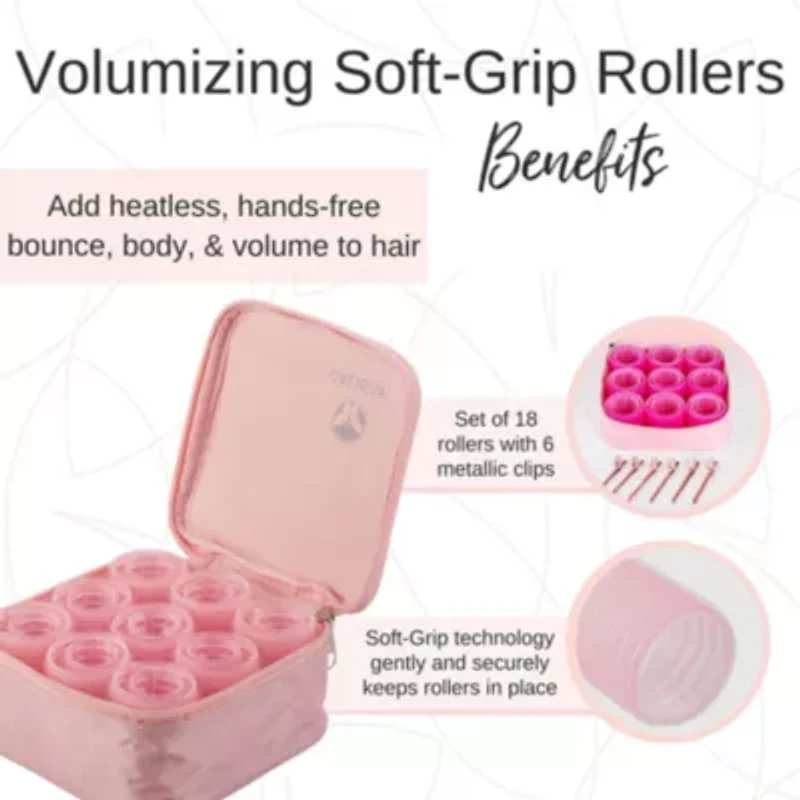 Volumizing Soft Grip Rollers