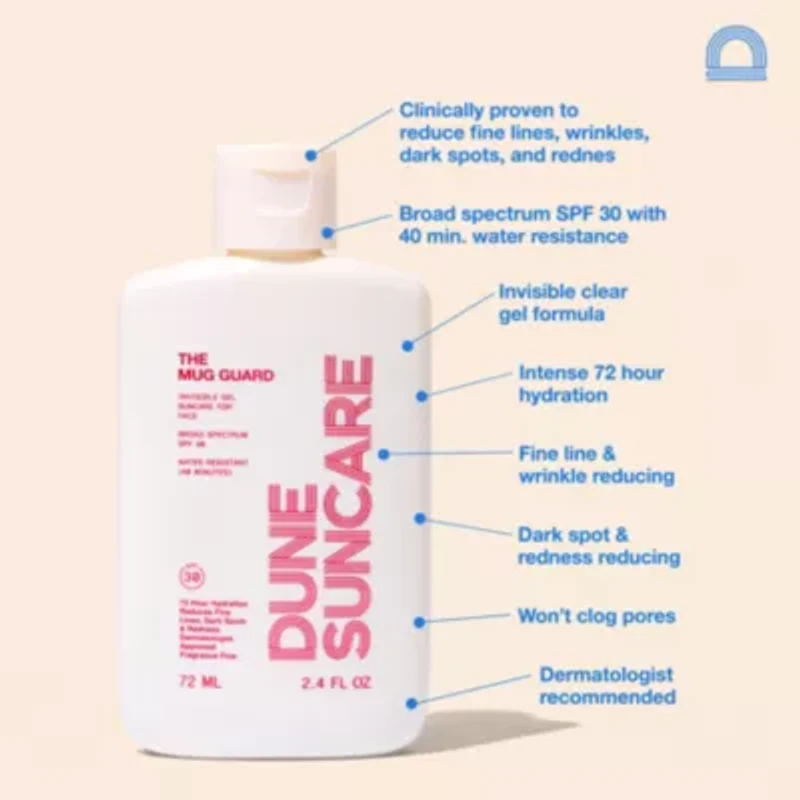 The Mug Guard Invisible Gel Face Sunscreen SPF 30