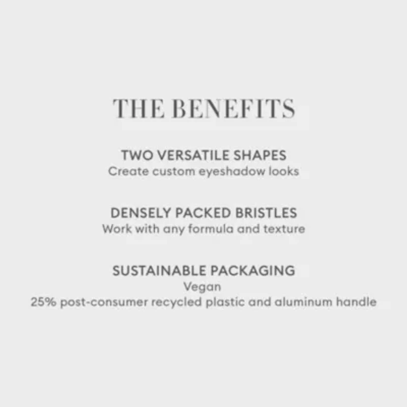 Number 8 Dual-Ended Eyeshadow Brush