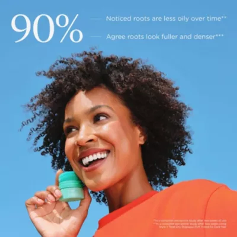 Style Plus Treat Dry Shampoo Puff - Tinted For Dark Hair