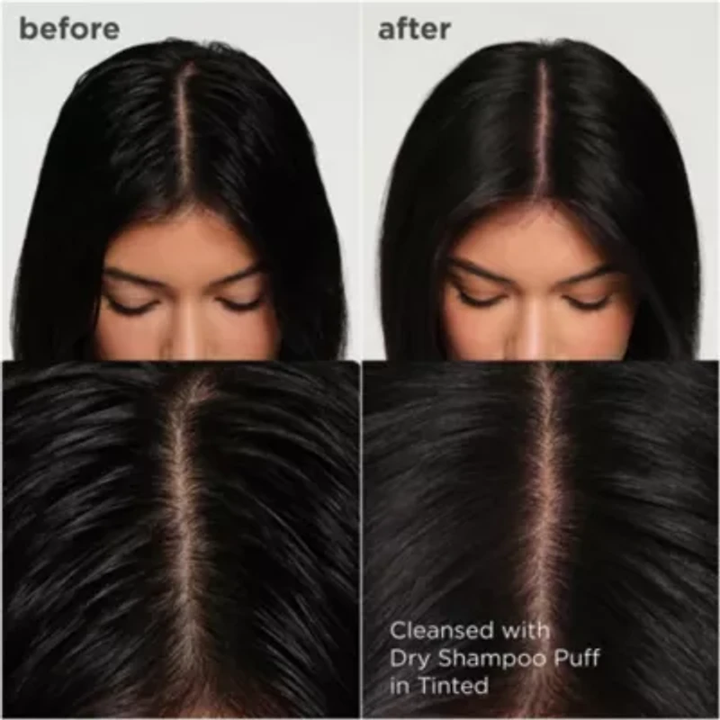 Style Plus Treat Dry Shampoo Puff - Tinted For Dark Hair