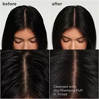 Style Plus Treat Dry Shampoo Puff - Tinted For Dark Hair