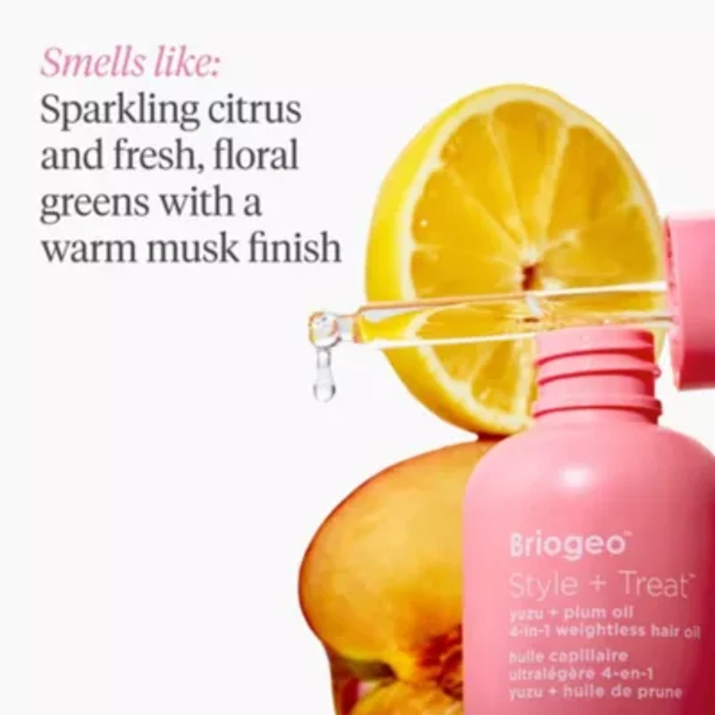 Style Plus Treat Yuzu Plus Plum Oil 4-in-1 Weightless Hair Oil