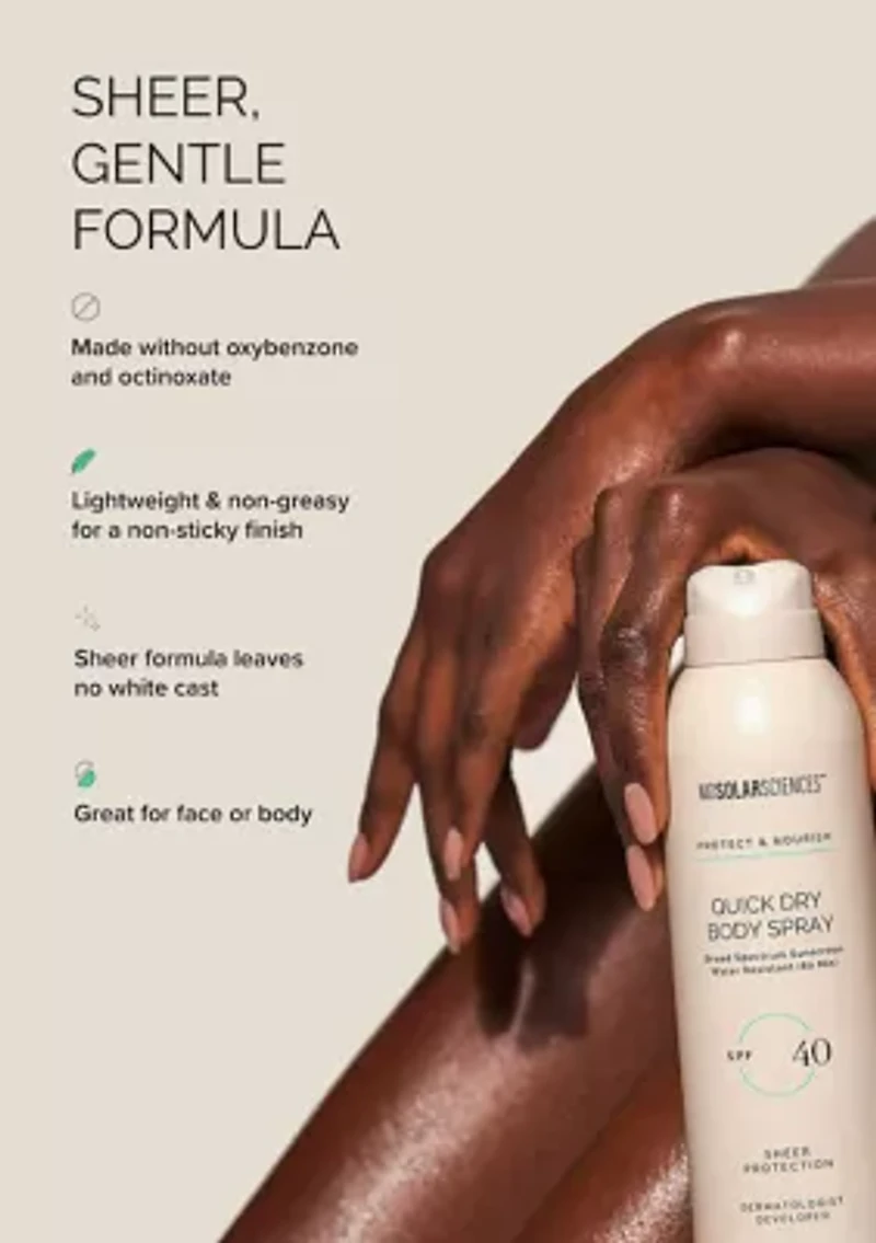 Quick Dry Body Spray SPF 40