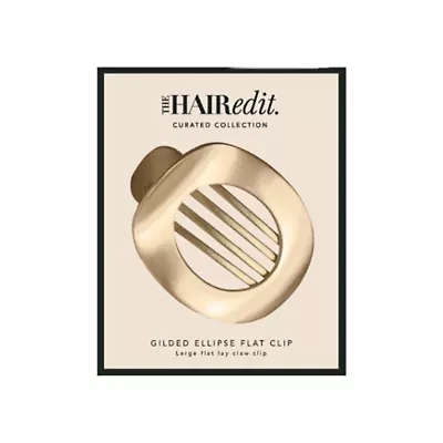 Gilded Oval Clip