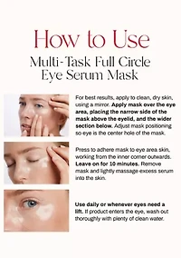 Multi-Task Full Circle Eye Serum mask - 6-Pack