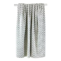 Chevron Plush Throw Blanket