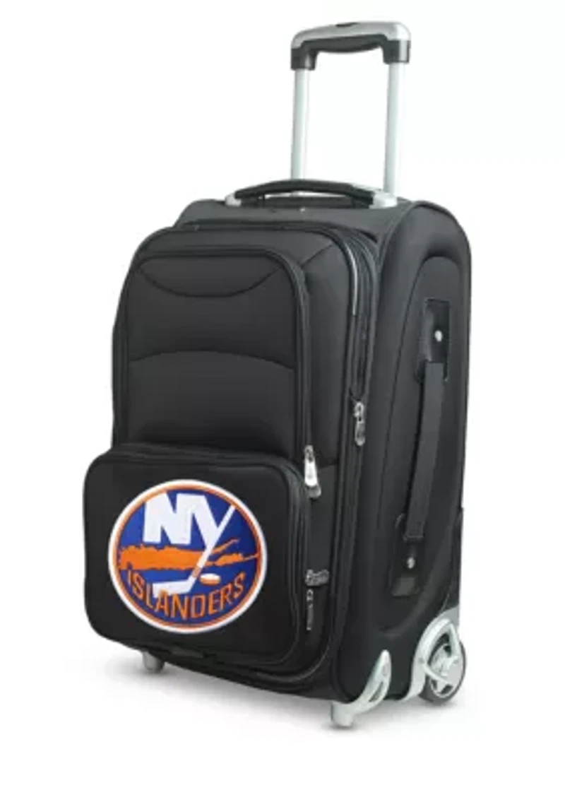 NHL New York Islanders  Luggage Carry-On Rolling Softside Nylon in Black