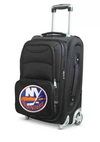 NHL New York Islanders  Luggage Carry-On Rolling Softside Nylon in Black