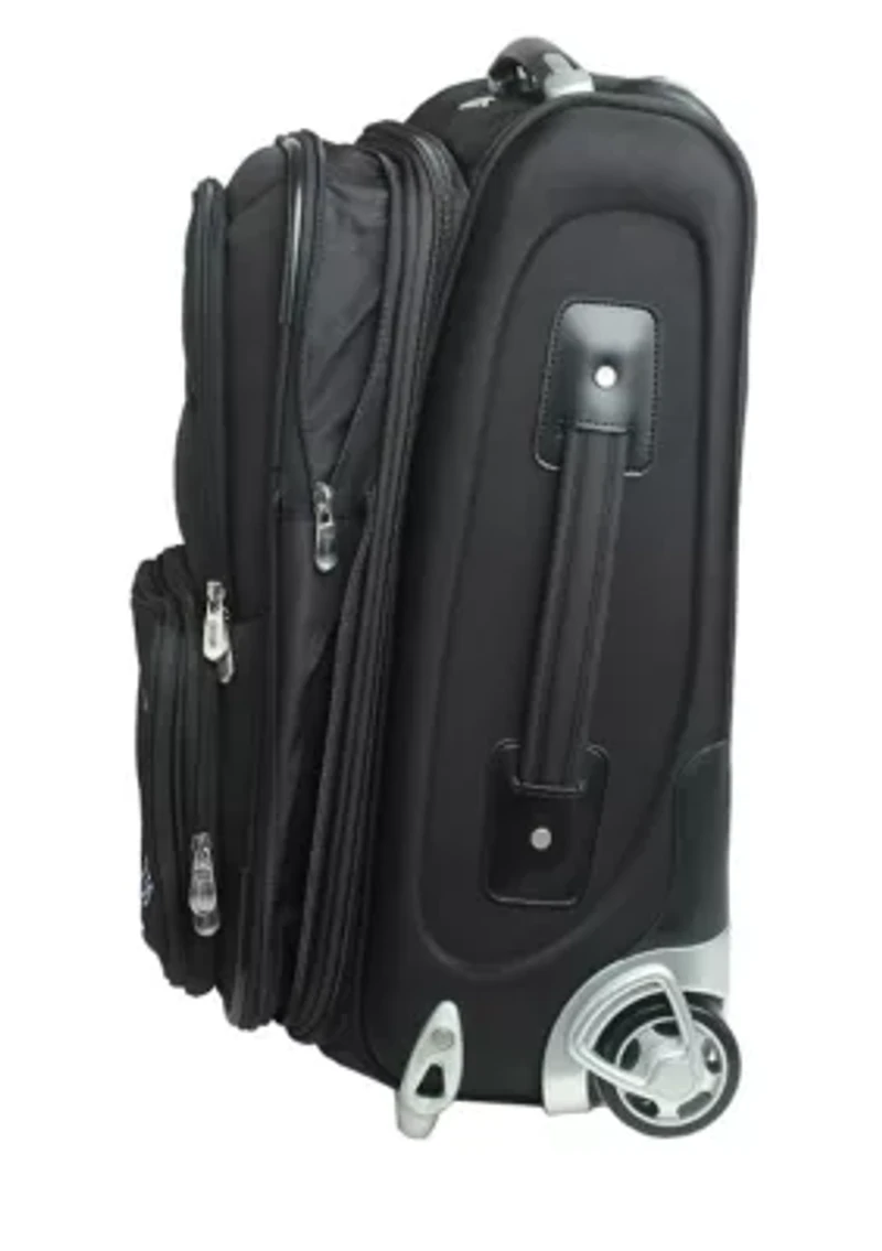 NHL New York Islanders  Luggage Carry-On Rolling Softside Nylon in Black