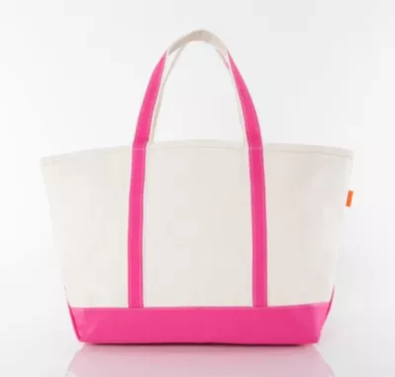 Personalized Large Classic Tote Navy - Anchor