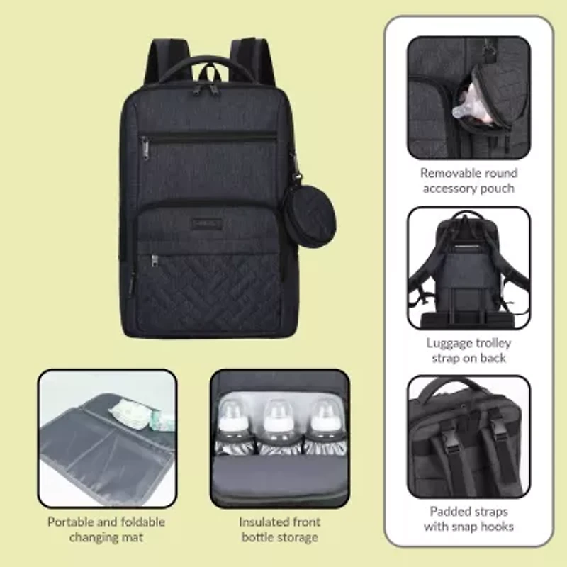 DUKAP MOM Pro Expandable Diaper Backpack