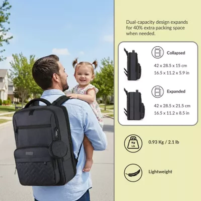 DUKAP MOM Pro Expandable Diaper Backpack