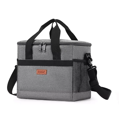 DUKAP ICY Insulated Soft Cooler Tote Bag Grey