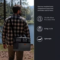DUKAP ICY Insulated Soft Cooler Tote Bag Grey