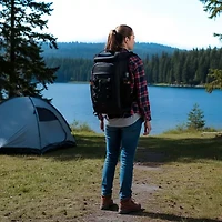 DUKAP KIVA Insulated Cooler Backpack Black