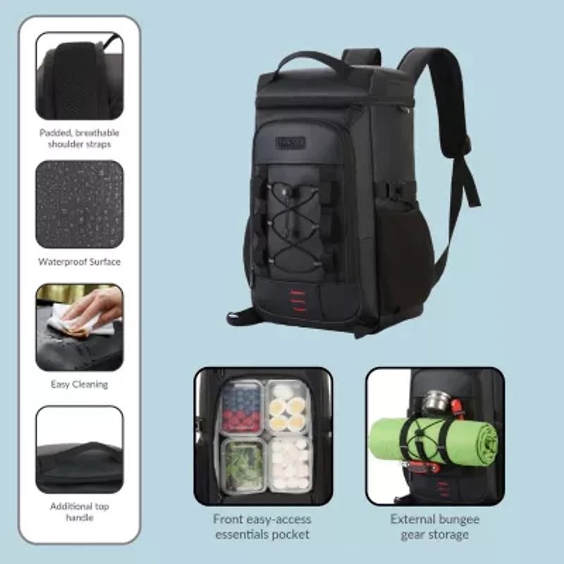 DUKAP KIVA Insulated Cooler Backpack Black