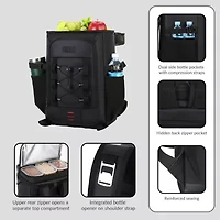 DUKAP KIVA Insulated Cooler Backpack Black