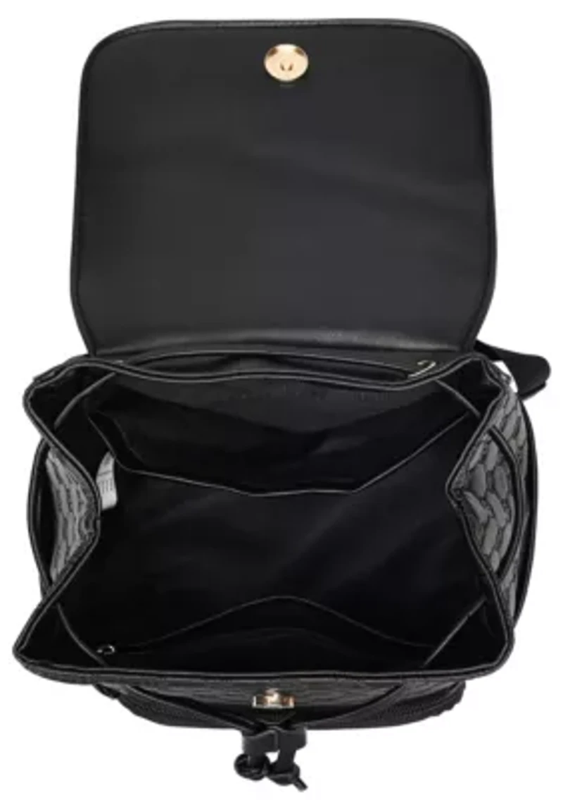 Compass 10L Vegan Leather Monogram Mini Backpack