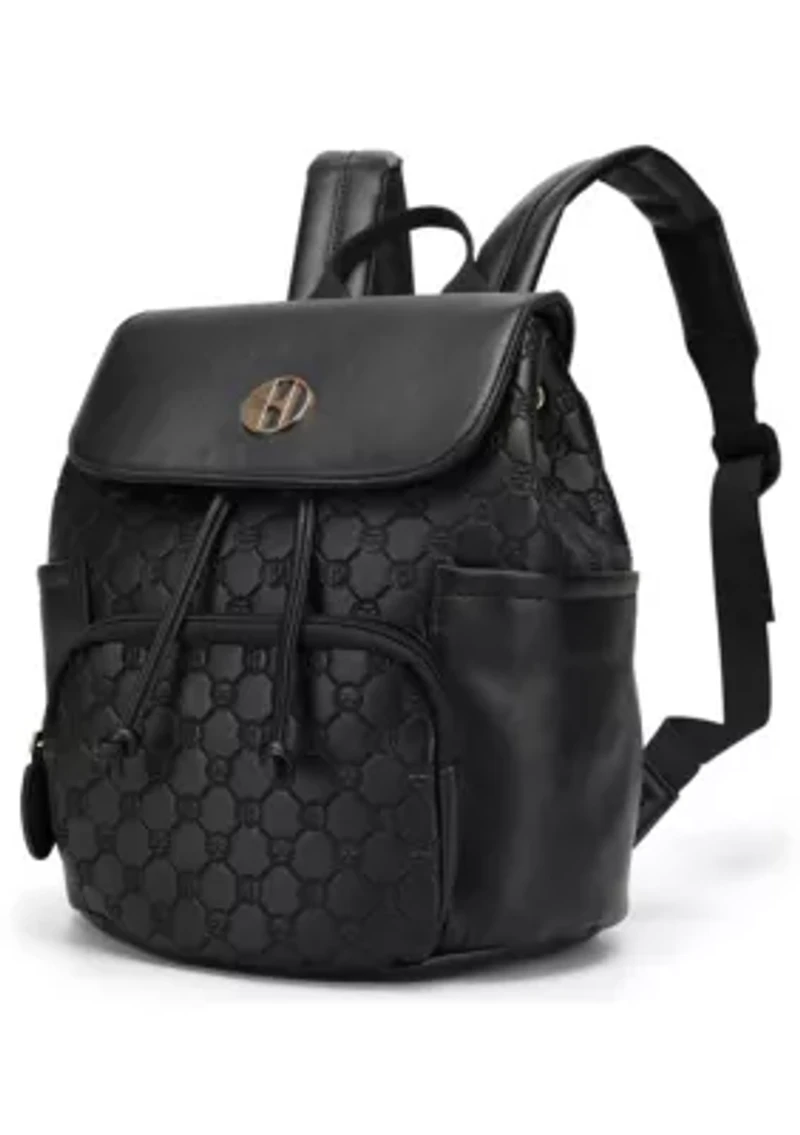 Compass 10L Vegan Leather Monogram Mini Backpack