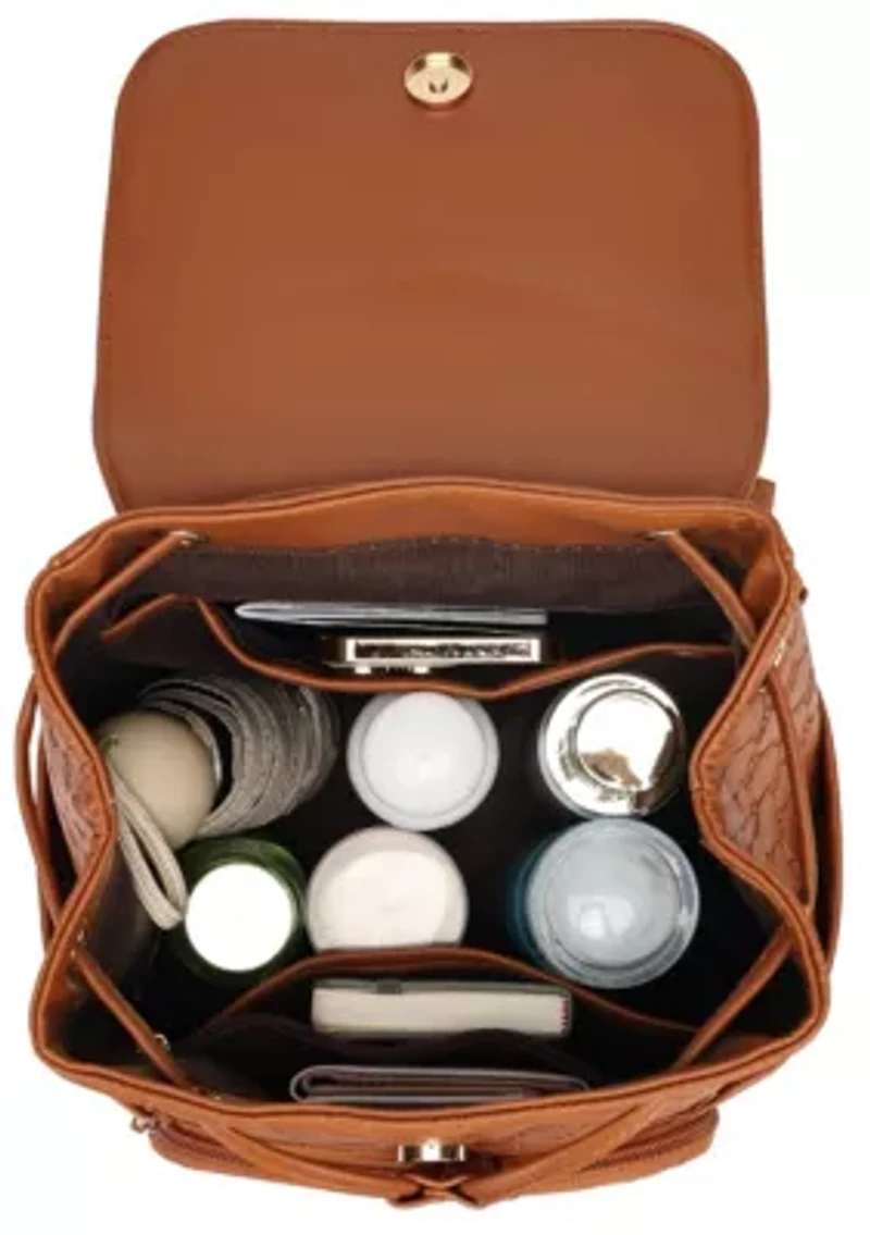 Compass 10L Vegan Leather Monogram Mini Backpack